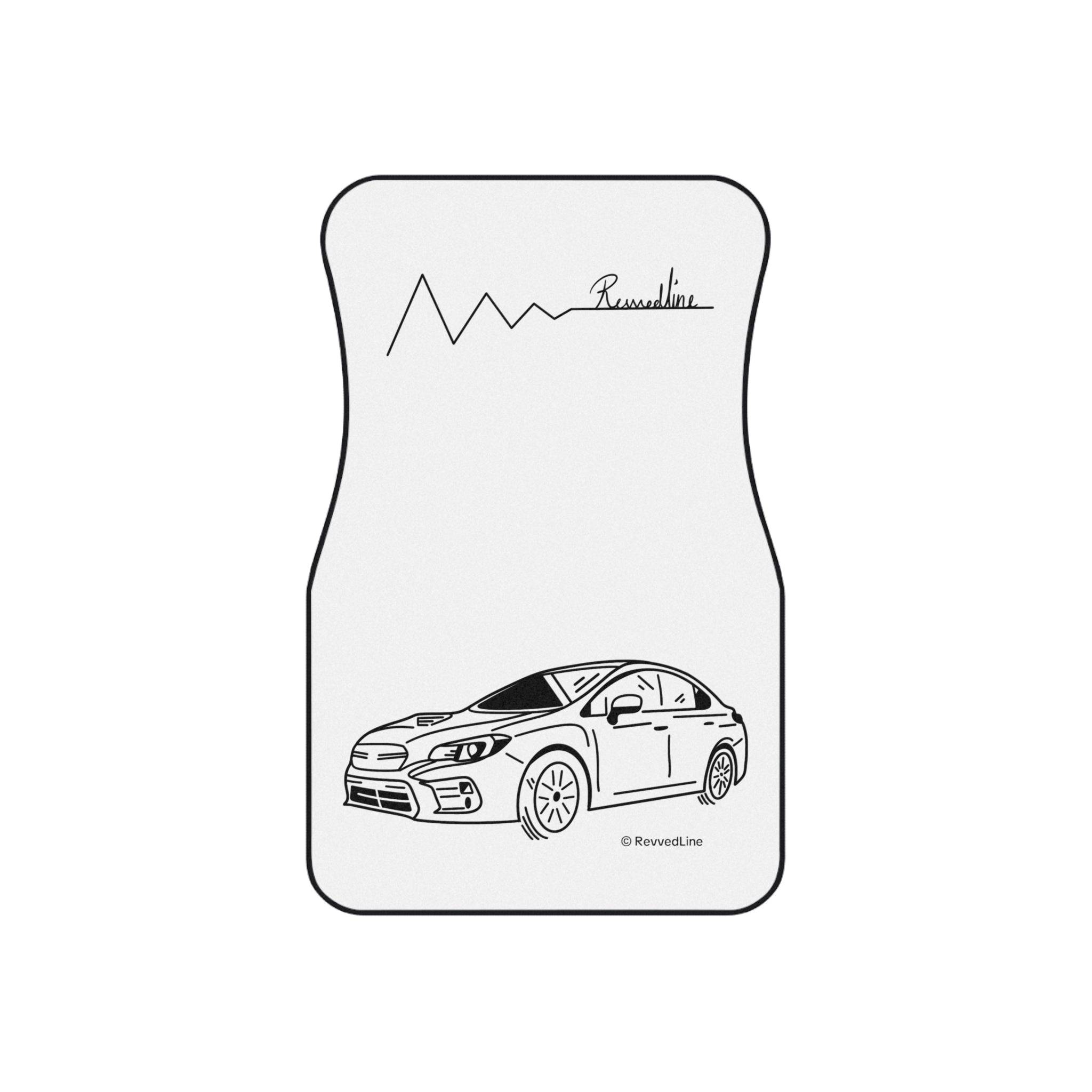 Revvedline WRX Car Mats Set Of 4