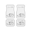 Revvedline Supra MK4 Floor Mats Set Of 4