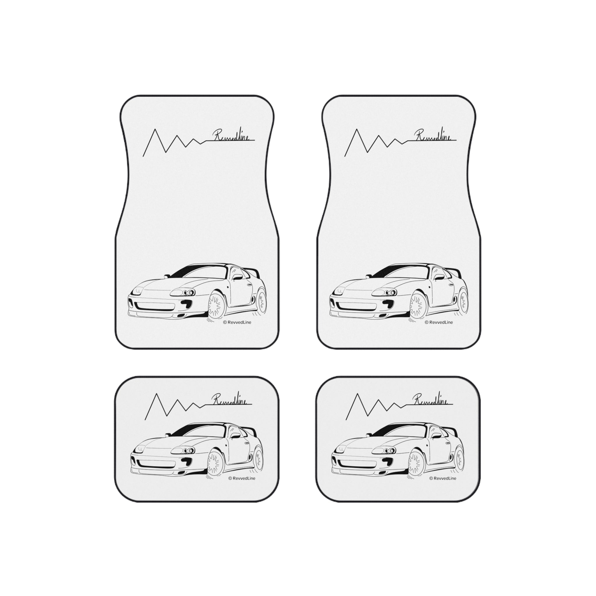 Revvedline Supra MK4 Floor Mats Set Of 4