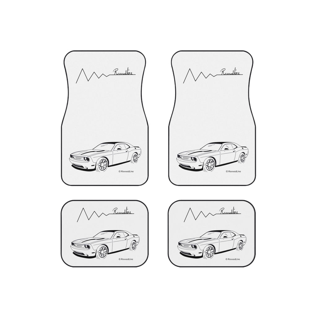Revvedline Challenger SRT 8 Floor Mats Set Of 4