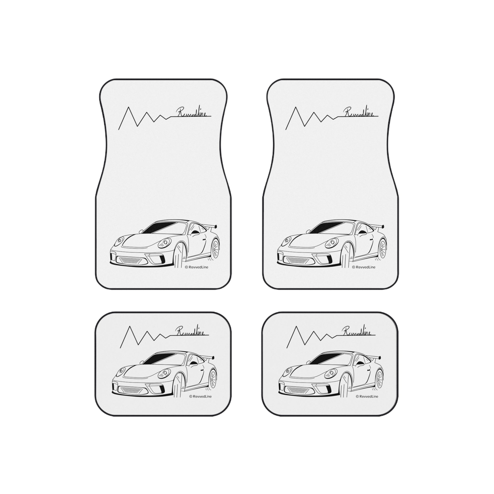 Revvedline 911 Floor Mats Set Of 4