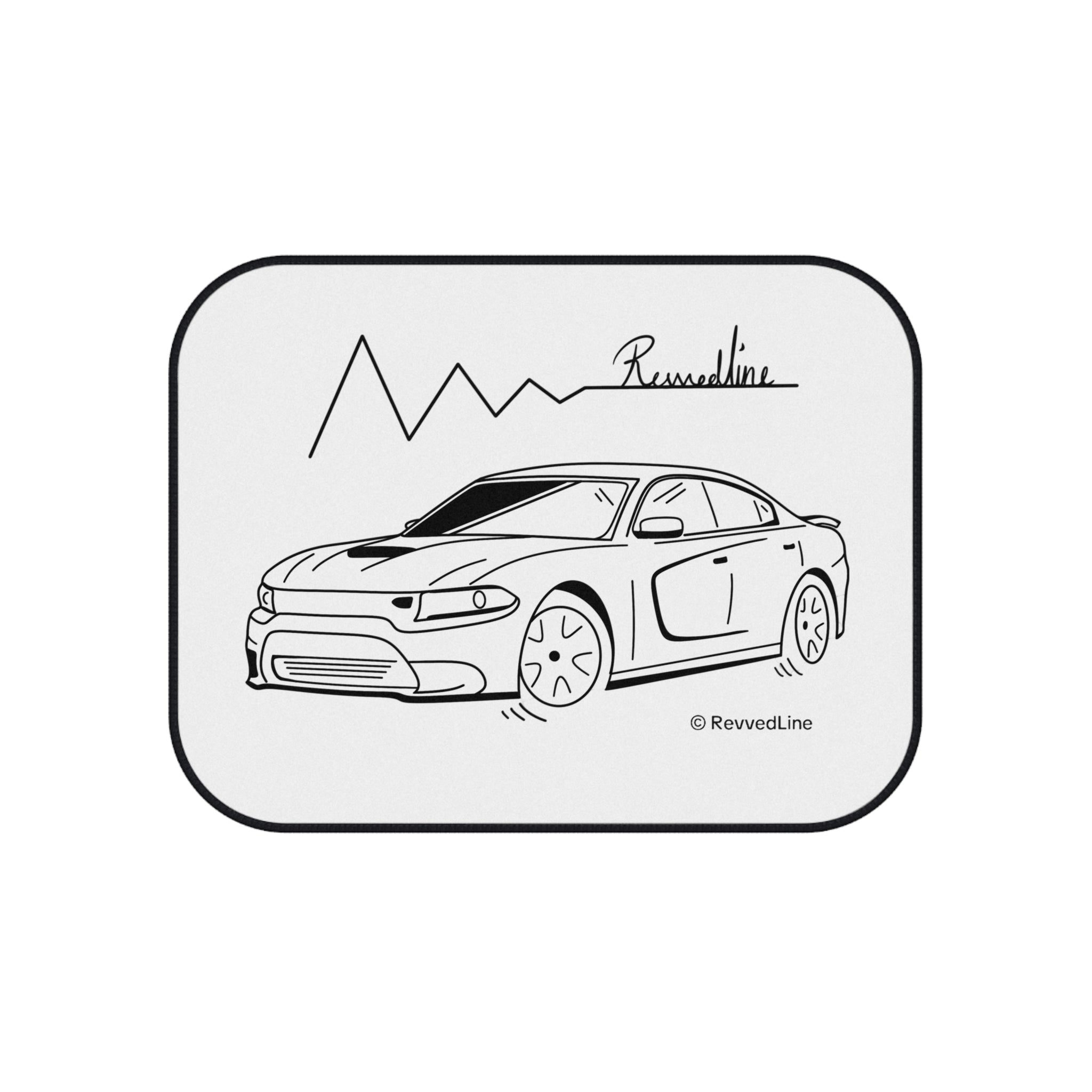 Revvedline HellCat Charger Floor Mats Set Of 4