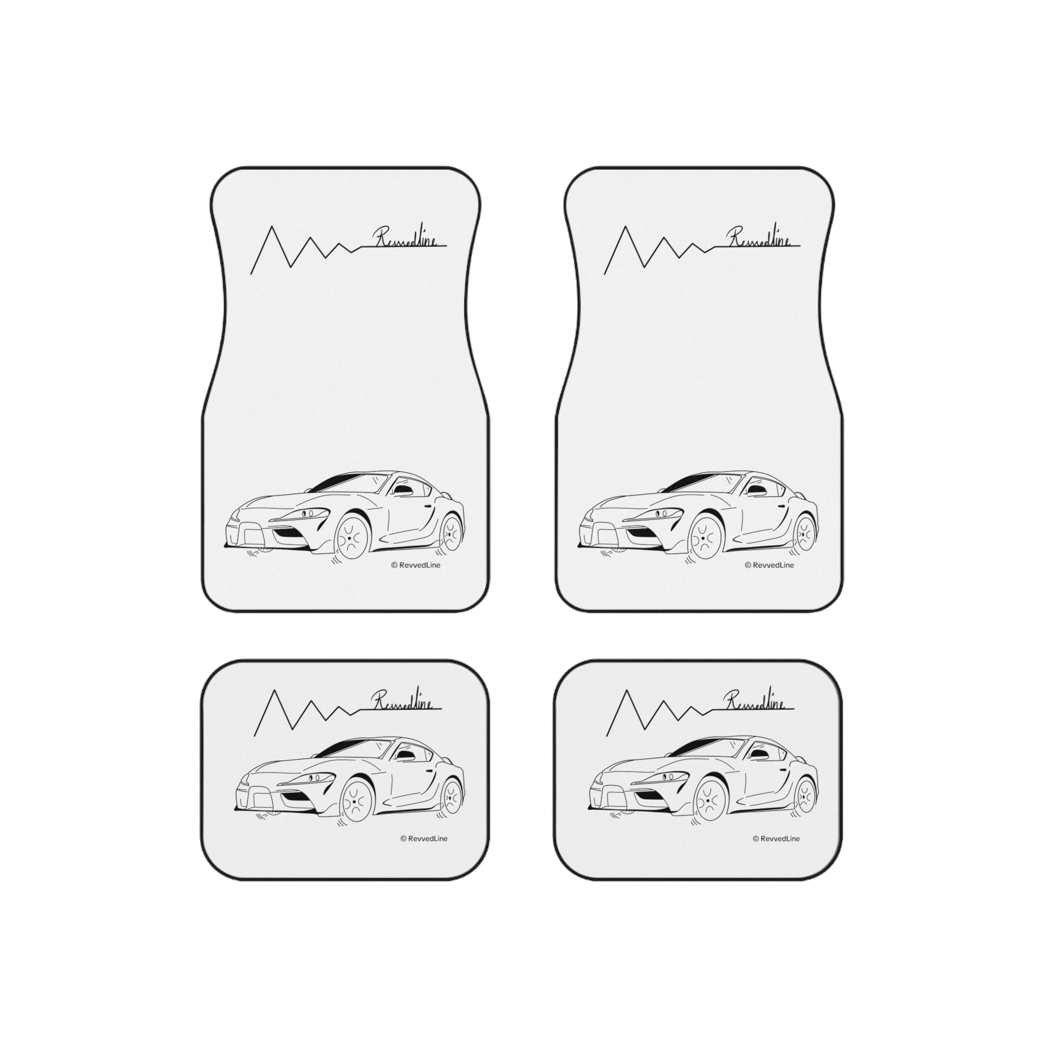 Revvedline Supra MK5 Floor Mats Set Of 4
