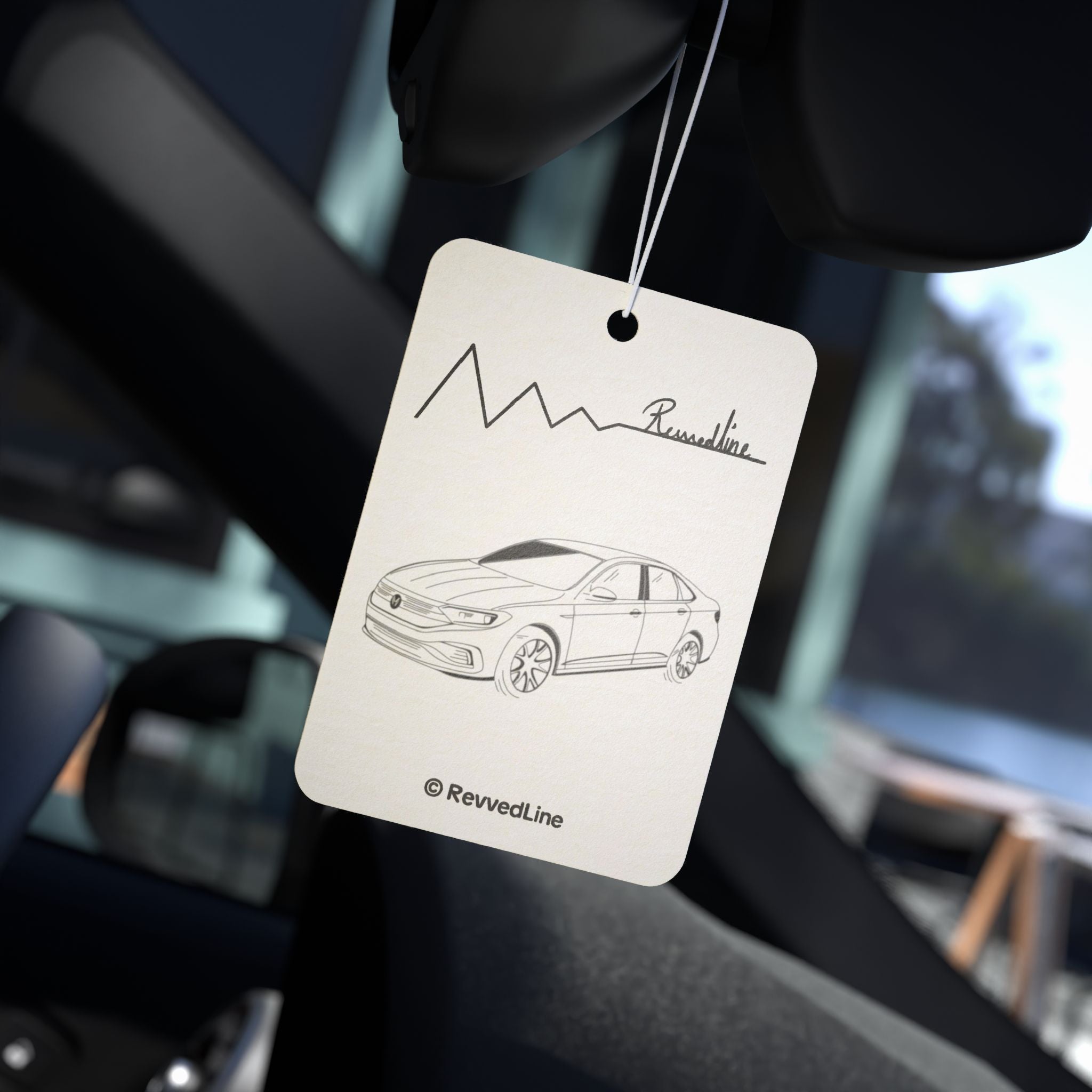 Revvedline MK7 Jetta GLI Air Freshener – Clean Drive, Real Presence