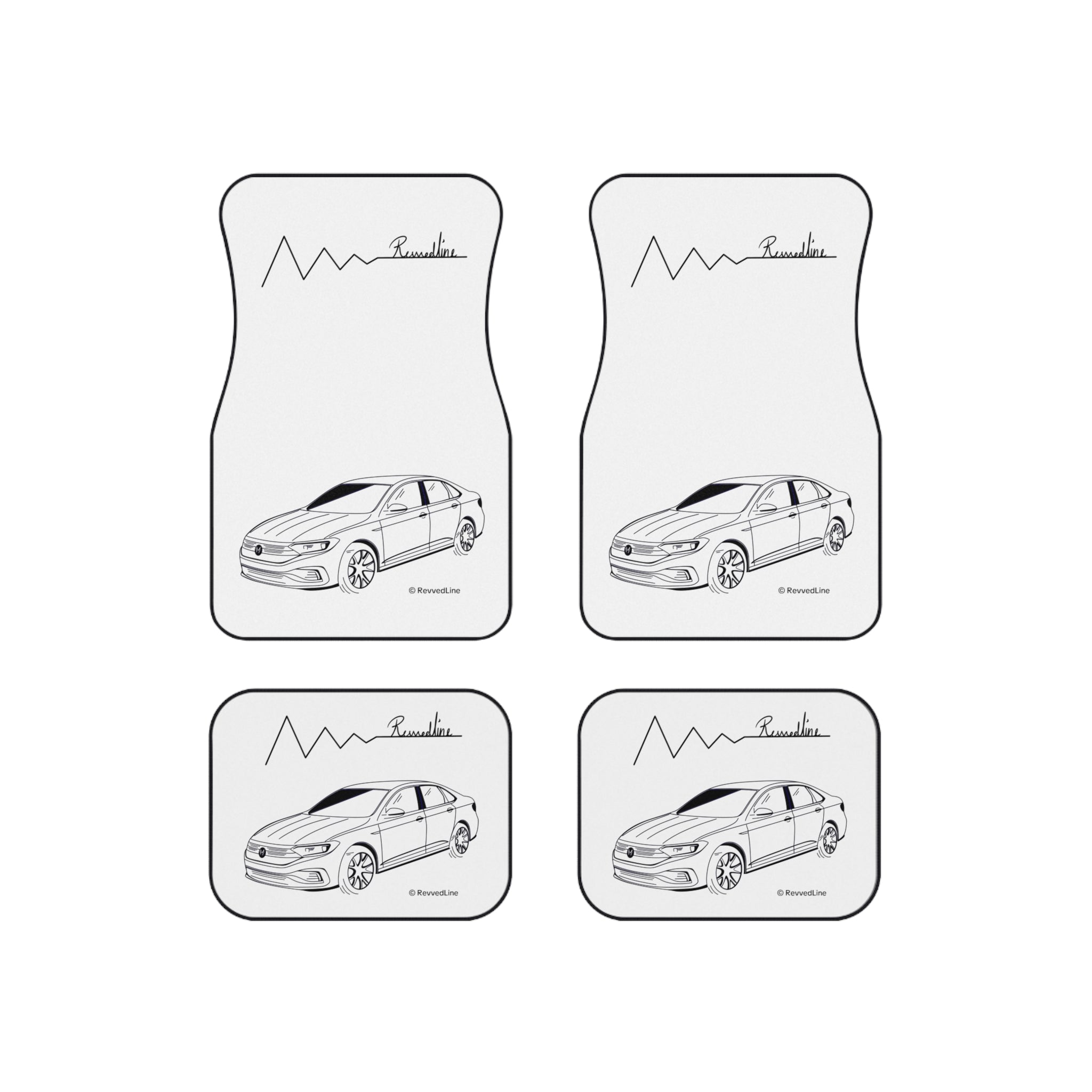 Revvedline MK7 Jetta GLI Floor Mats – Clean Interior, Real Presence
