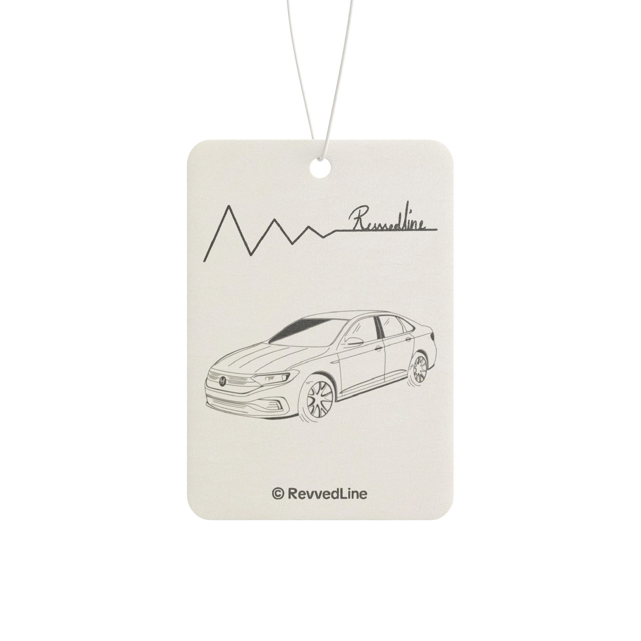 Revvedline MK7 Jetta GLI Air Freshener – Clean Drive, Real Presence