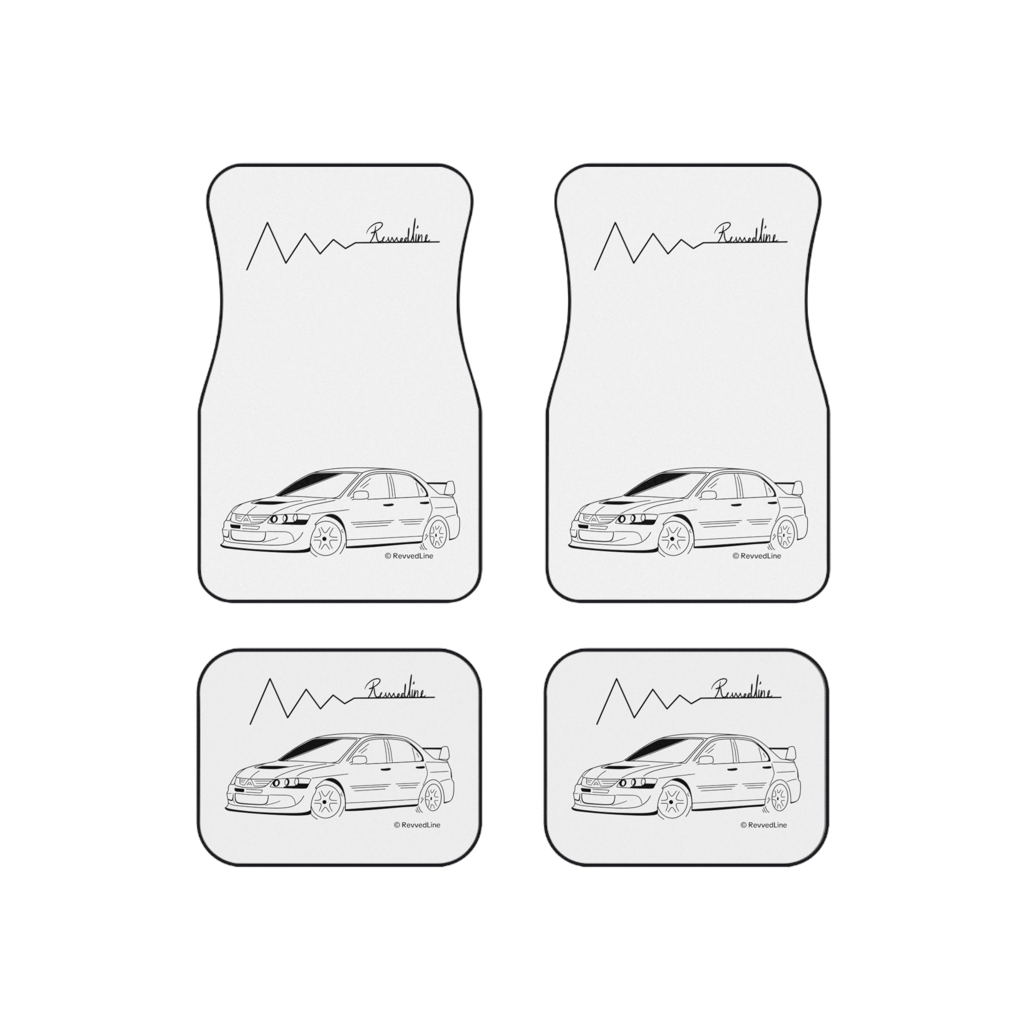 Revvedline EVO Floor Mats Set Of 4