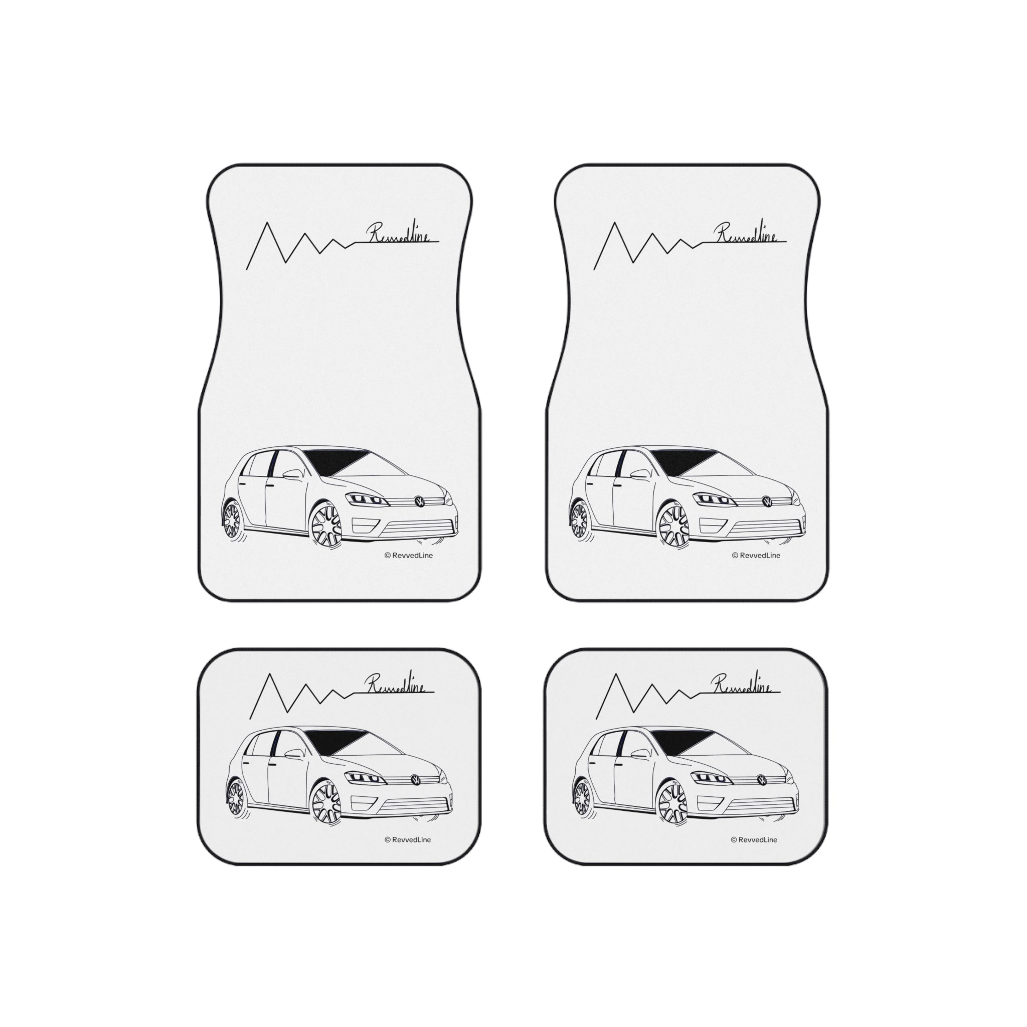 Revvedline Golf R Floor Mats