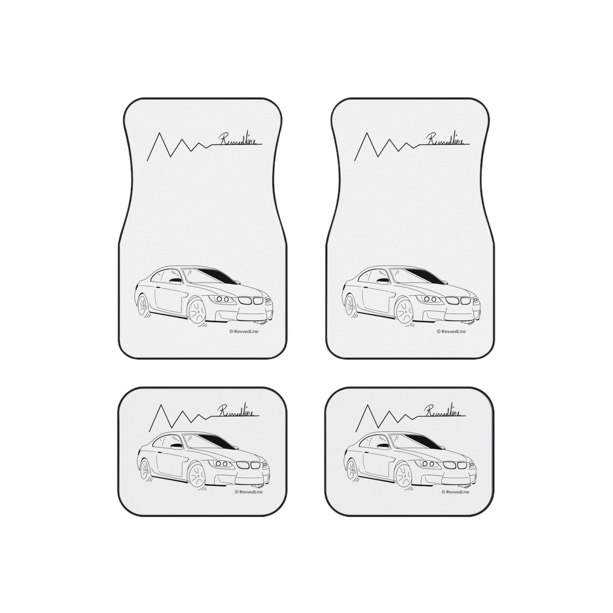 Revvedline M3 E92 Floor Mats Set Of 4