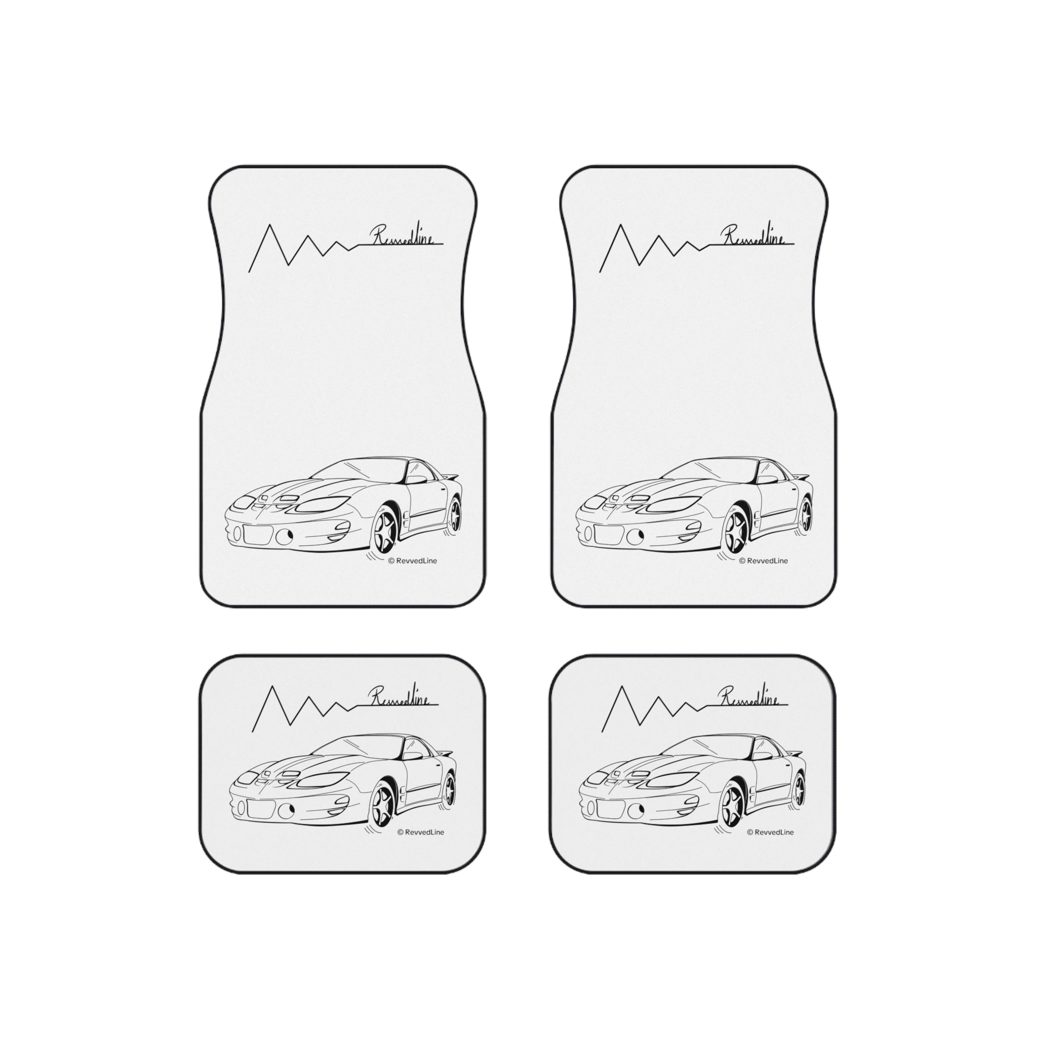 Revvedline Firebird Trans Am Floor Mats Set Of 4