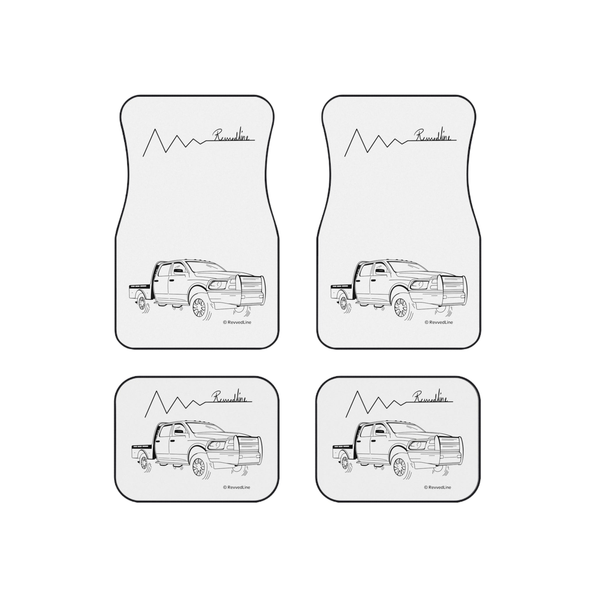 Revvedline RAM 2500 Floor Mats Set of 4
