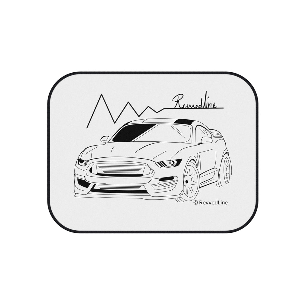 Revvedline Mustang Shelby Floor Mats Set Of 4