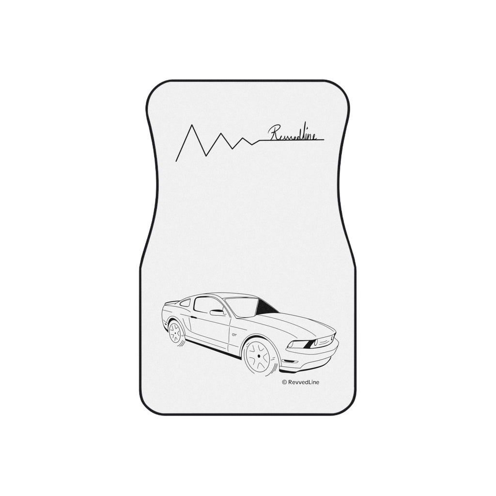 Revvedline Mustang GT Floor Mats Set Of 4