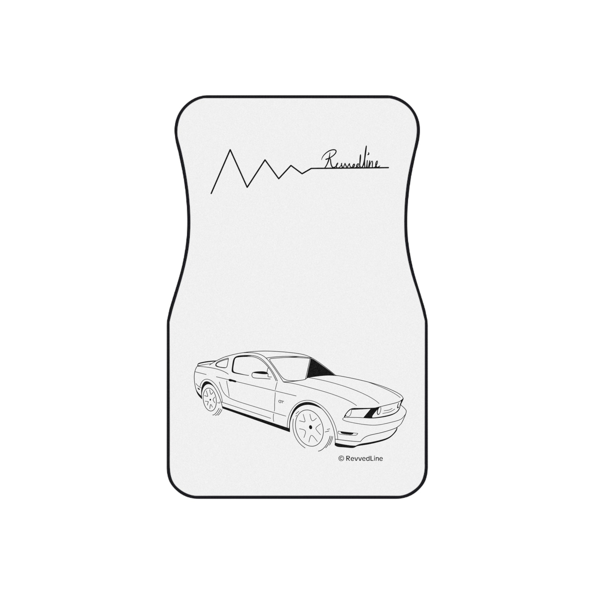 Revvedline Mustang GT Floor Mats Set Of 4