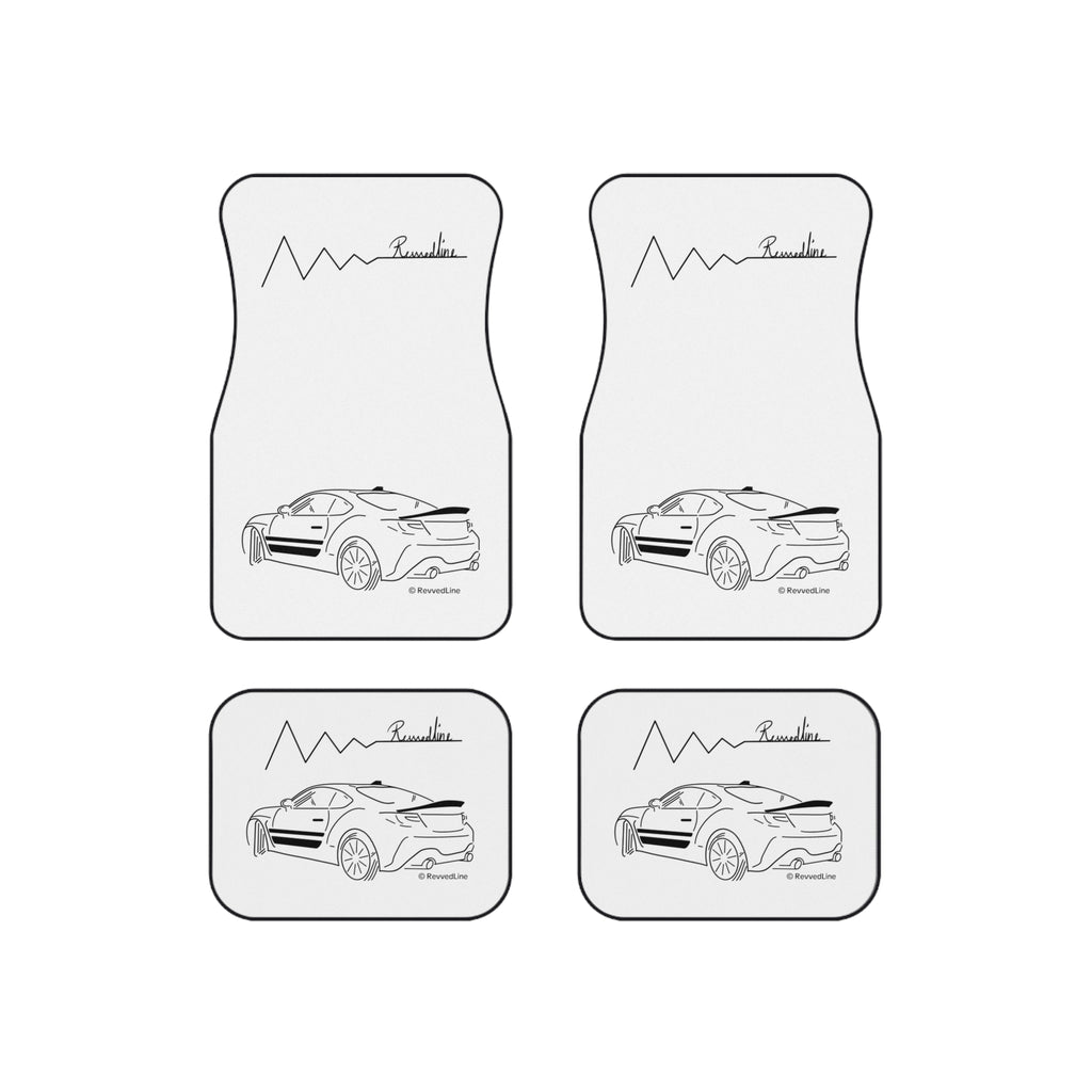 Revvedline GR86 Trueno Floor Mats Set Of 4