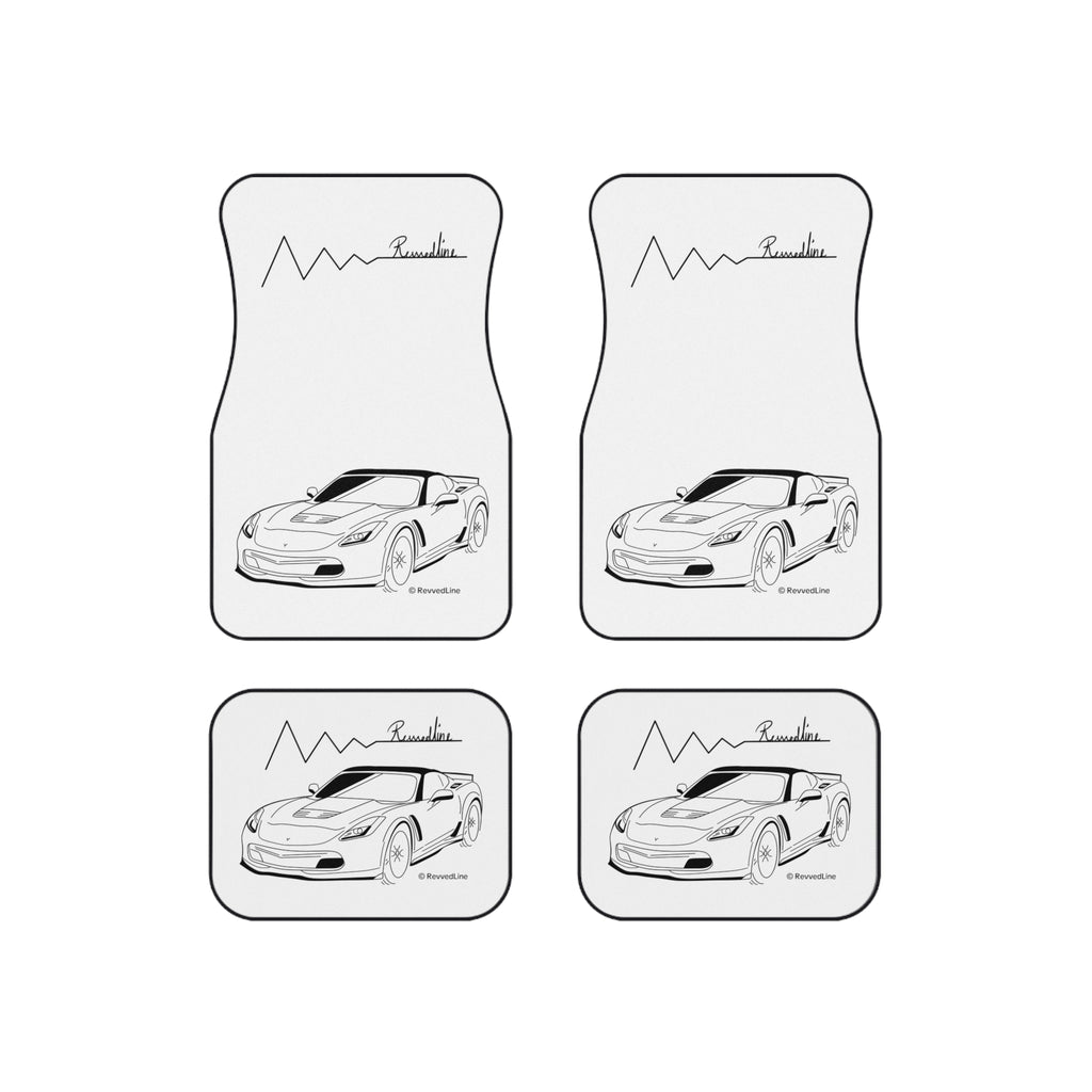 Revvedline Corvette C7 Floor Mats Set Of 4