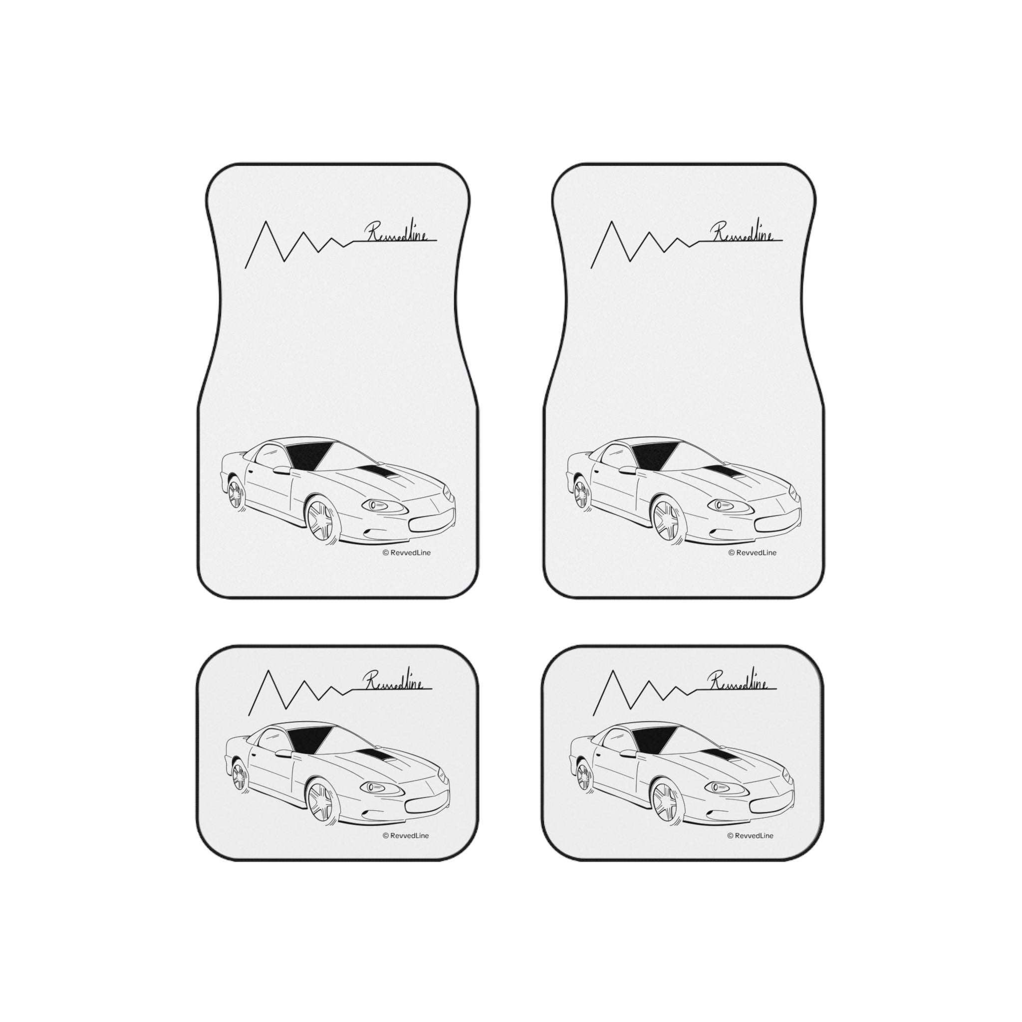 Revvedline Camaro Z28 Floor Matts Set Of 4