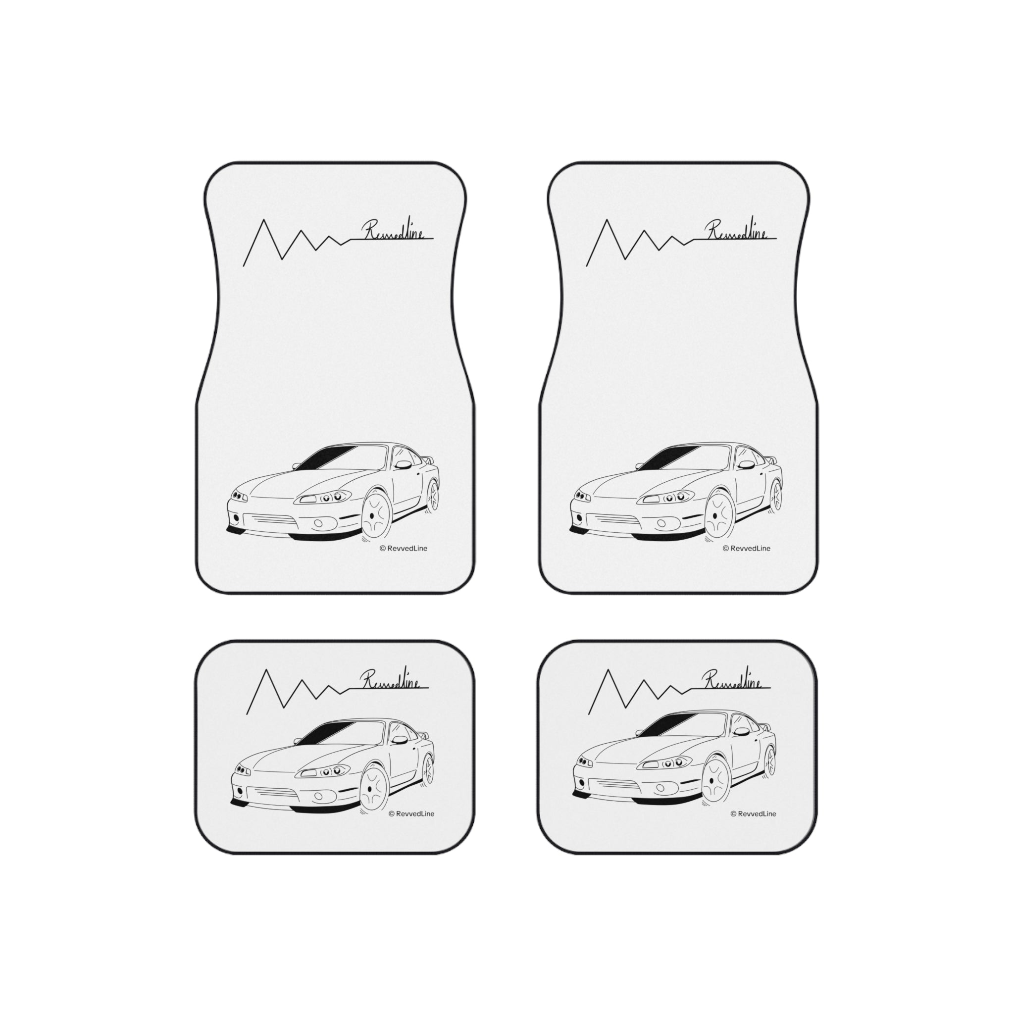Revvedline Silvia S15 Floor Mats Set Of 4