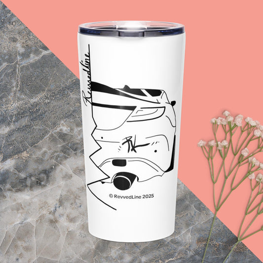 Revvedline-Collection Signature Logo Design 20-oz Stainless Steel Tumbler